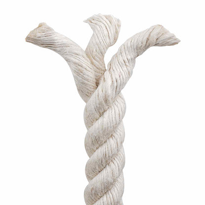 vidaXL Jute Rope 24 mm White 100% Tossa jute 4