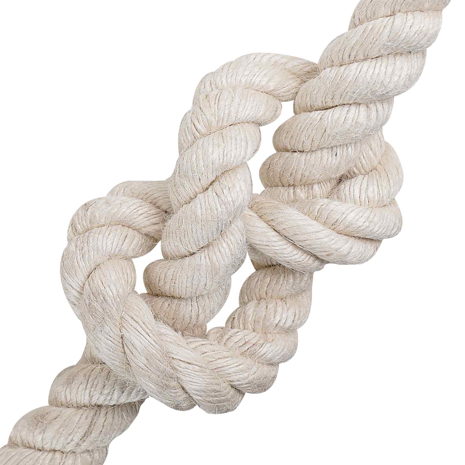vidaXL Jute Rope 36 mm White 100% Tossa jute 3