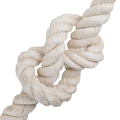 vidaXL Jute Rope 36 mm White 100% Tossa jute 3