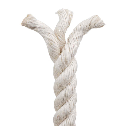 vidaXL Jute Rope 36 mm White 100% Tossa jute 4
