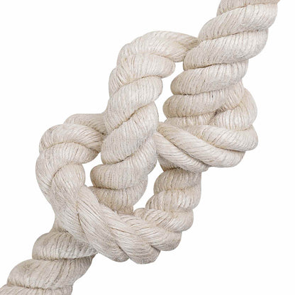 vidaXL Jute Rope 40 mm White 100% Tossa jute 3