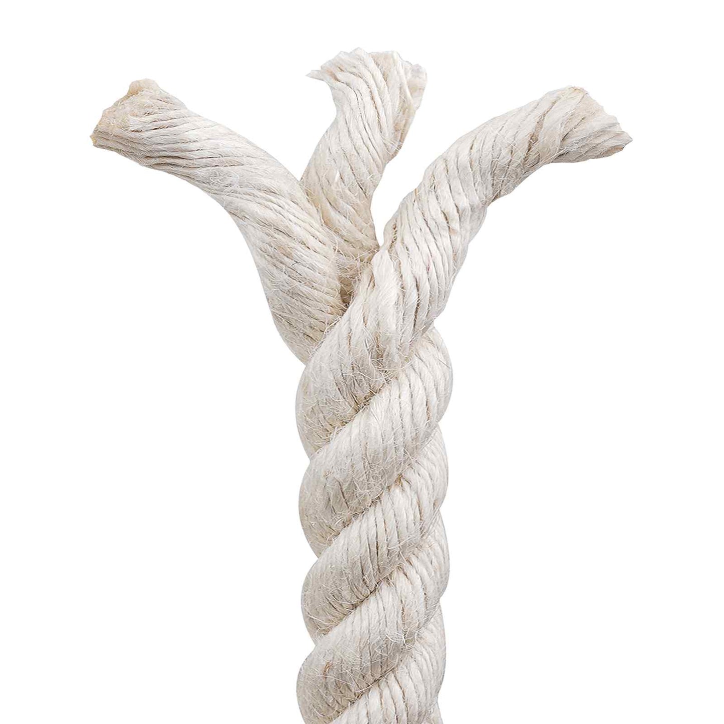 vidaXL Jute Rope 40 mm White 100% Tossa jute 4