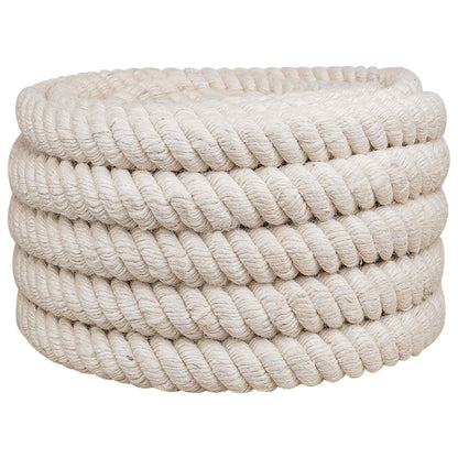 vidaXL Jute Rope 40 mm White 100% Tossa jute 2
