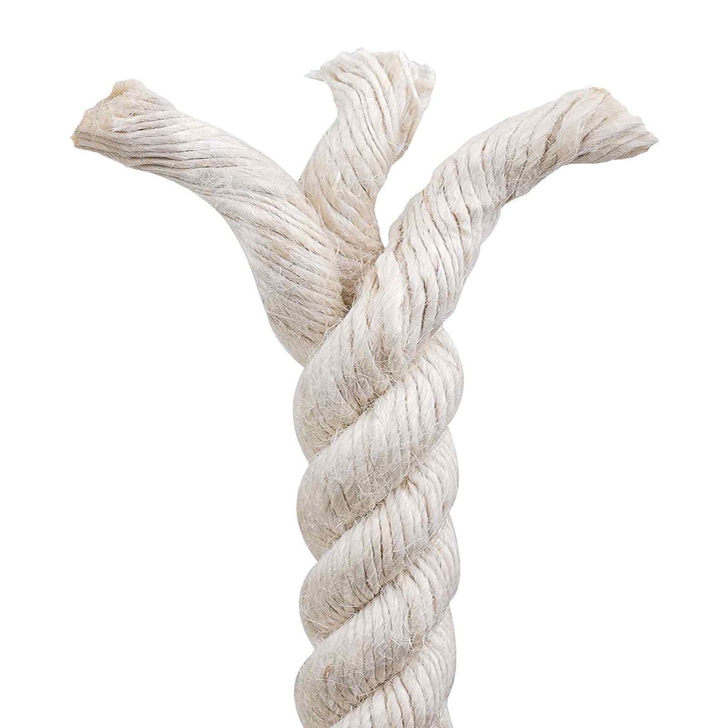 vidaXL Jute Rope 60 mm White 100% Tossa jute 4