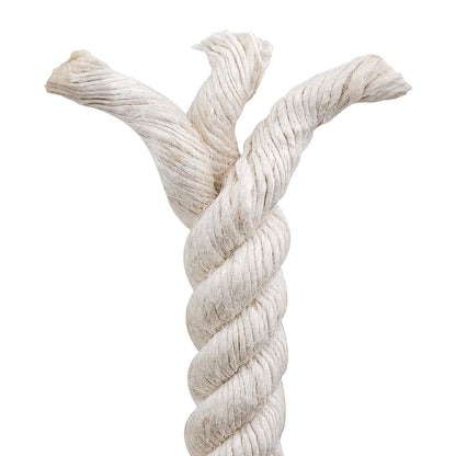 vidaXL Jute Rope 60 mm White 100% Tossa jute 4