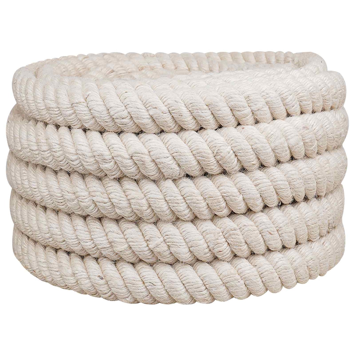 vidaXL Jute Rope 60 mm White 100% Tossa jute 2
