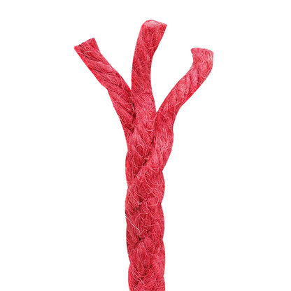 Jute Rope 100% Tossa jute Red Length 250 m 8 mm