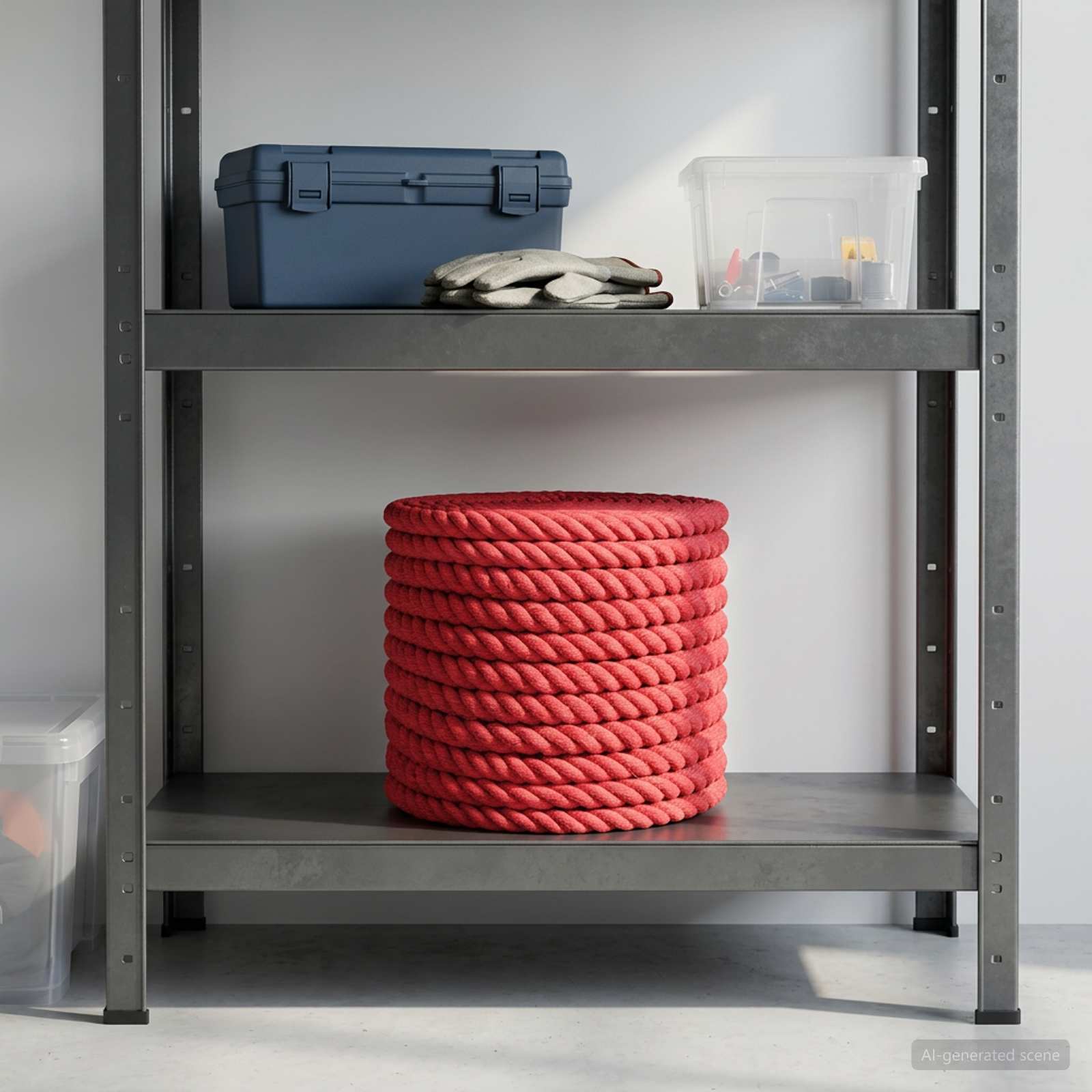 vidaXL Jute Rope 16 mm Red 100% Tossa jute 1