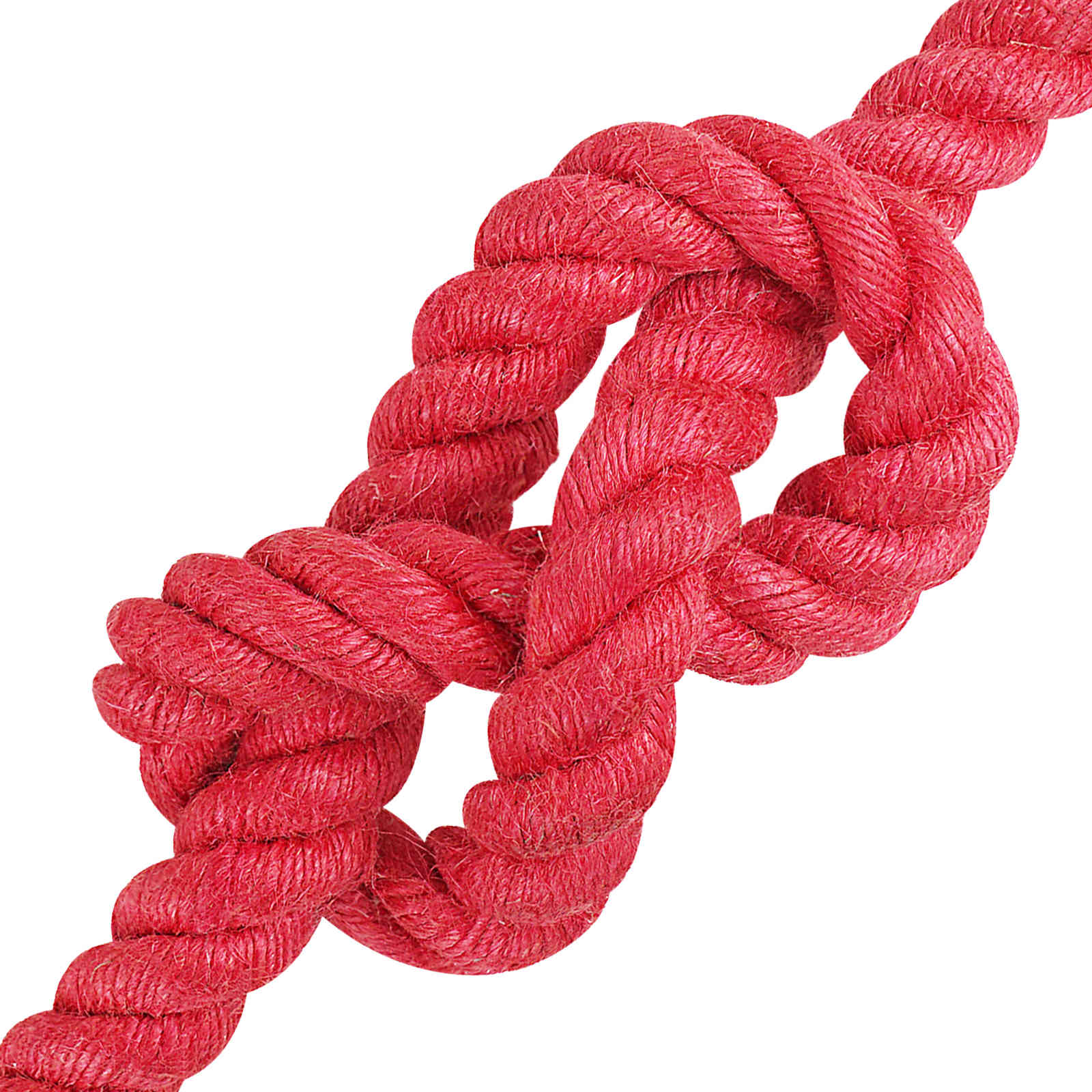 vidaXL Jute Rope 16 mm Red 100% Tossa jute 4