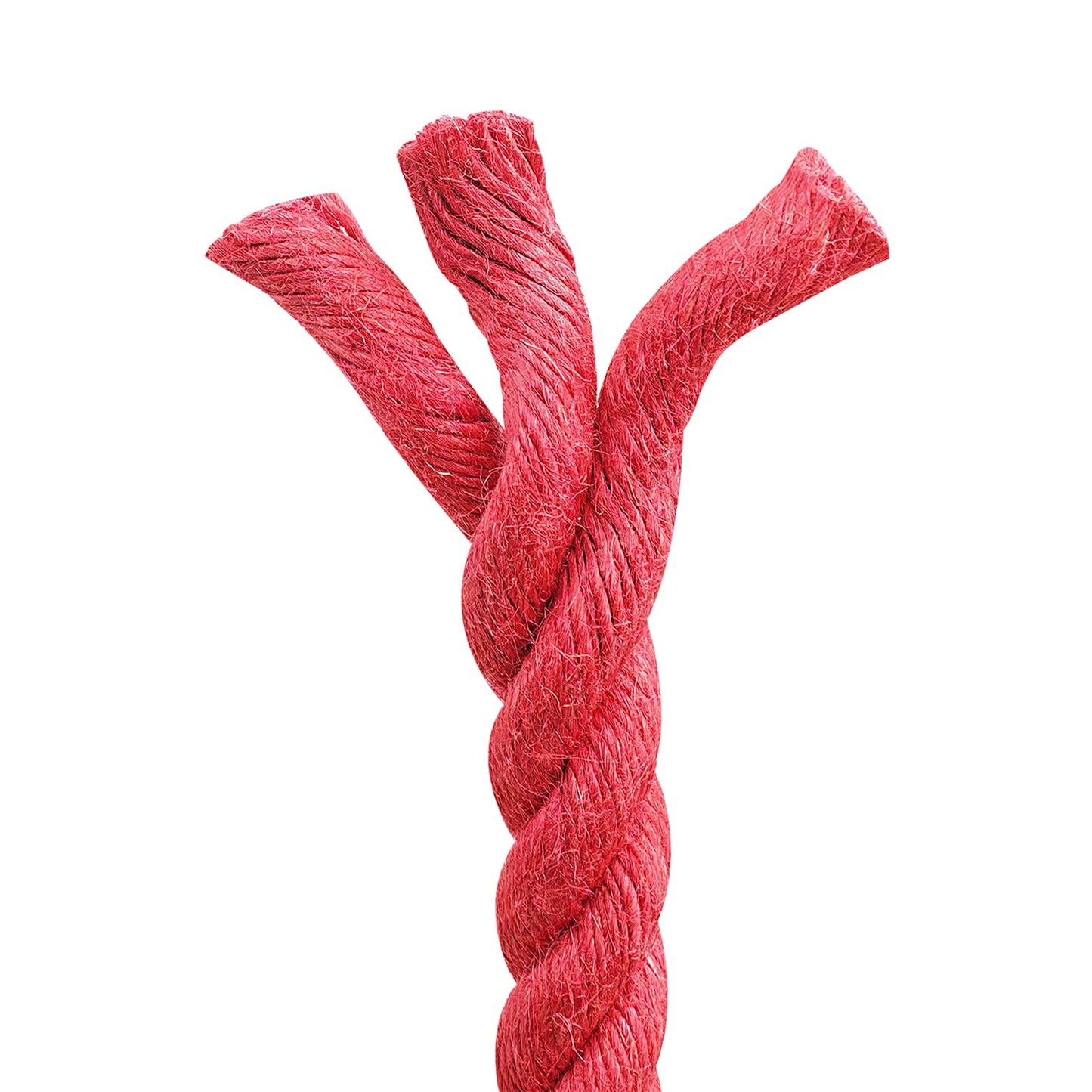 vidaXL Jute Rope 16 mm Red 100% Tossa jute 5