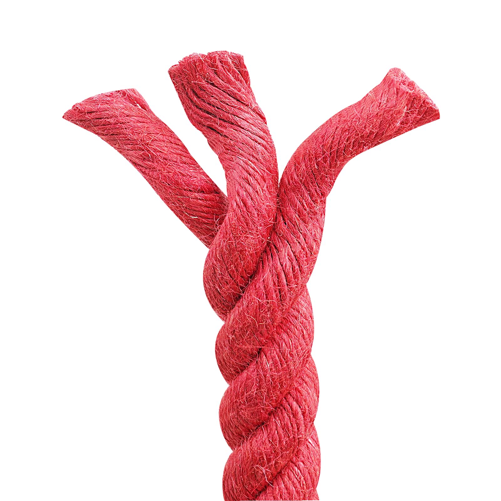vidaXL Jute Rope 24 mm Red 100% Tossa jute 5