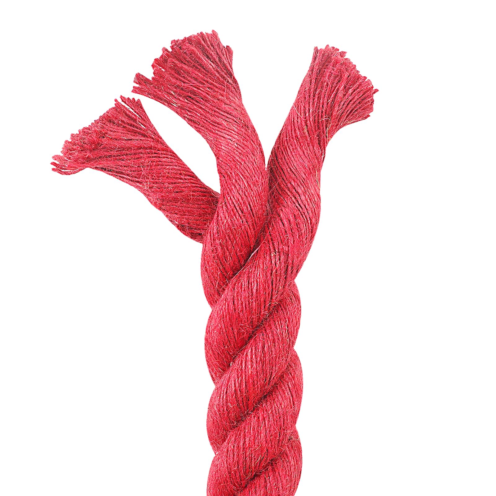 vidaXL Jute Rope 36 mm Red 100% Tossa jute 5