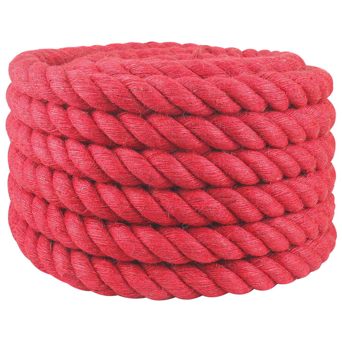 vidaXL Jute Rope 36 mm Red 100% Tossa jute 2