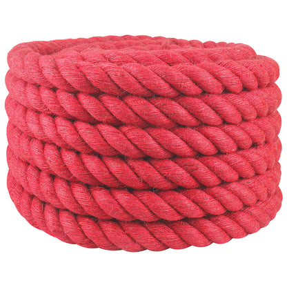 vidaXL Jute Rope 36 mm Red 100% Tossa jute 2