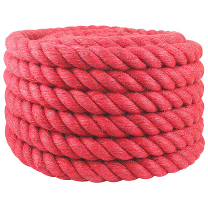 vidaXL Jute Rope 40 mm Red 100% Tossa jute 2