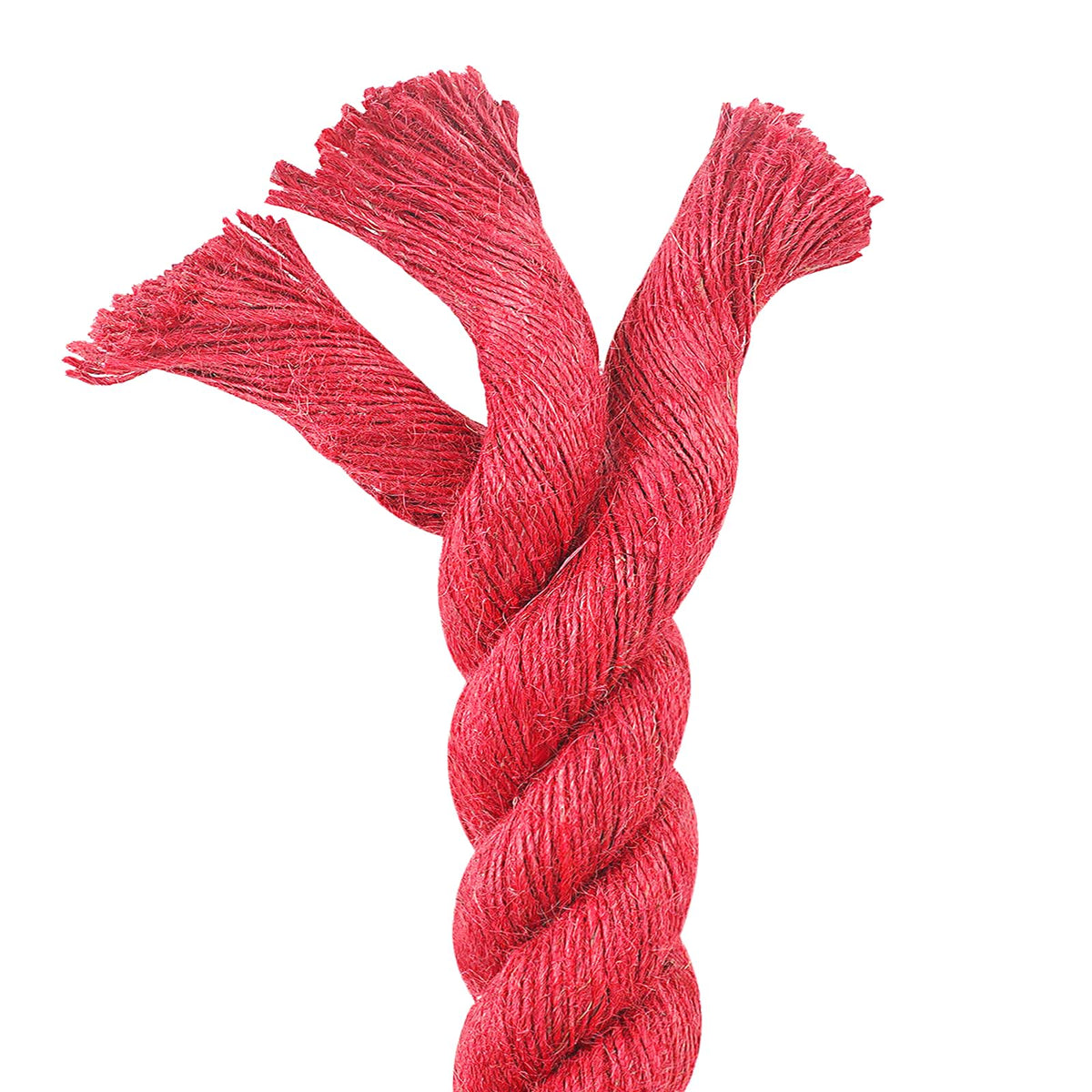 vidaXL Jute Rope 60 mm Red 100% Tossa jute 5