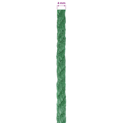 vidaXL 4 mm Green 100% Tossa jute 6