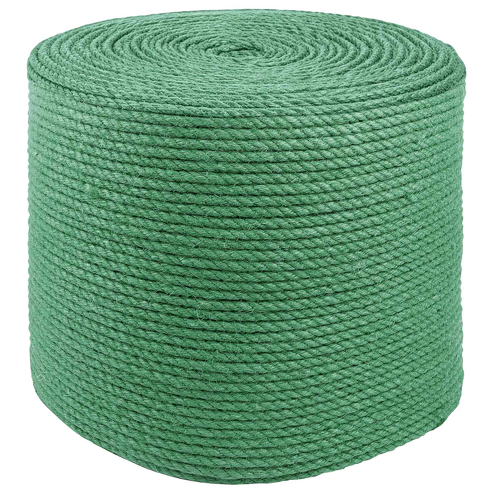 vidaXL Jute Rope 6 mm Green 100% Tossa jute 2