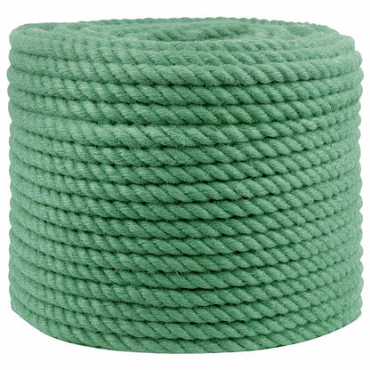 vidaXL Jute Rope 10 mm Green 100% Tossa jute 2