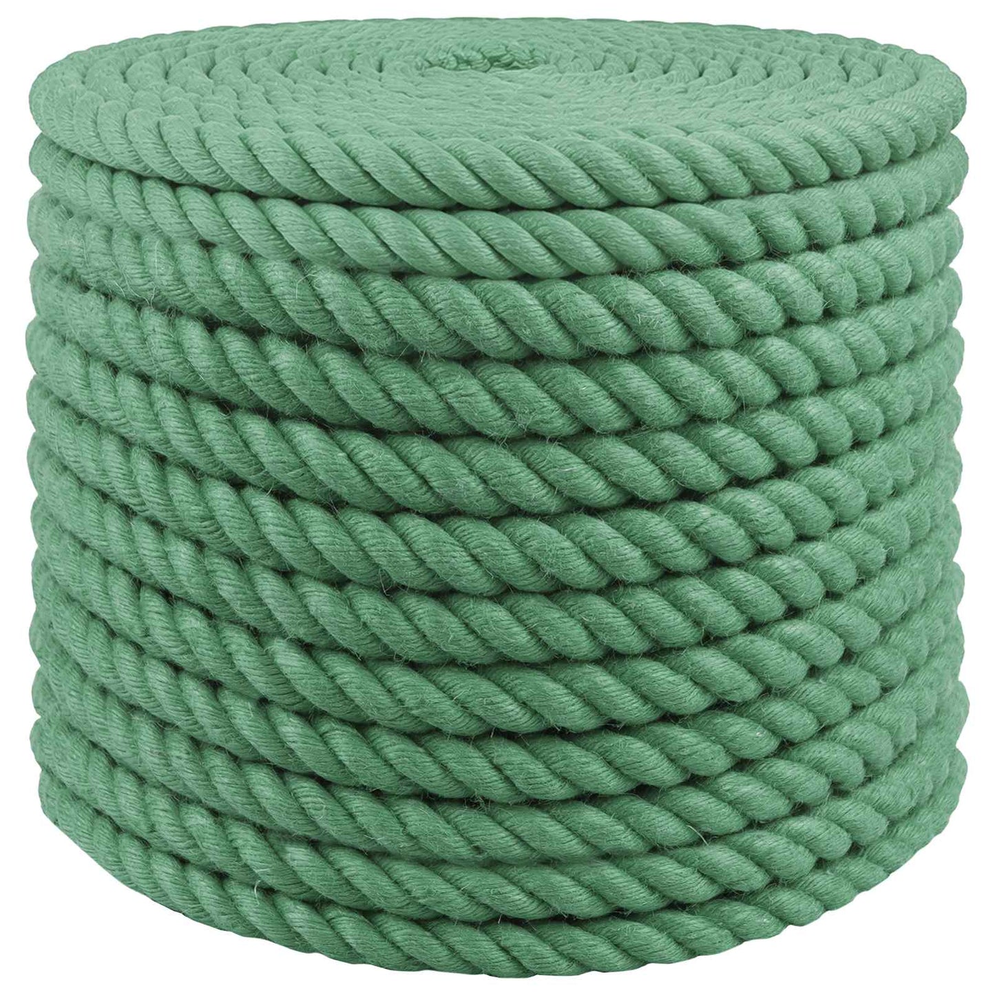 vidaXL Jute Rope 24 mm Green 100% Tossa jute 2