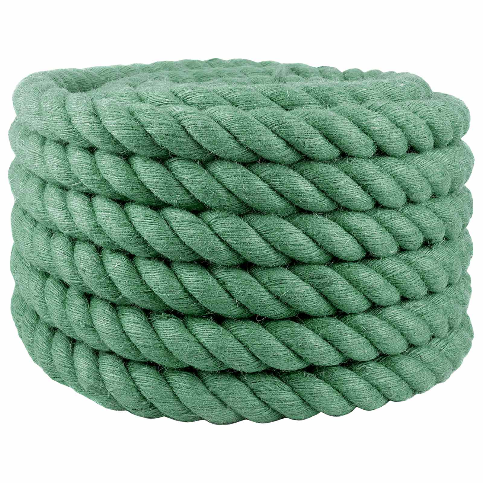 vidaXL Jute Rope 36 mm Green 100% Tossa jute 2