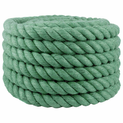 vidaXL Jute Rope 36 mm Green 100% Tossa jute 2