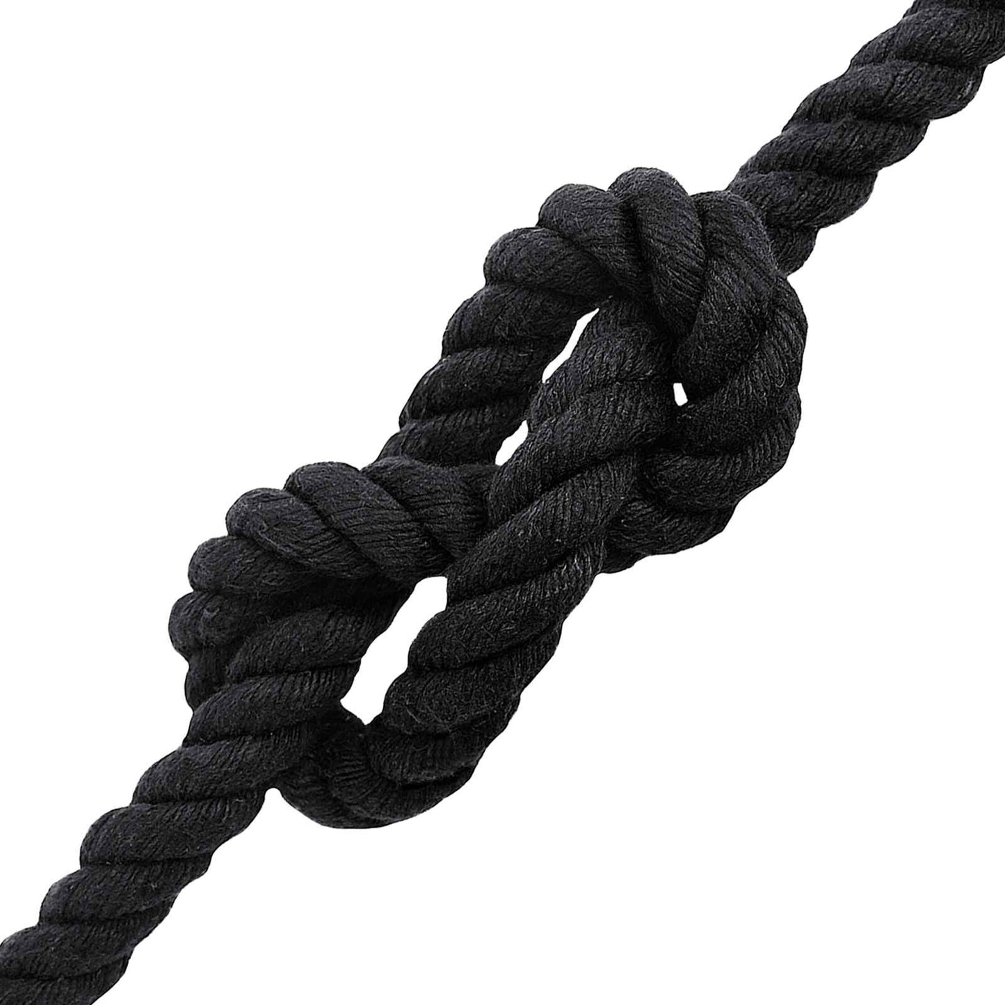 vidaXL Cotton Rope 16 mm 50 m Black 100% Cotton 4