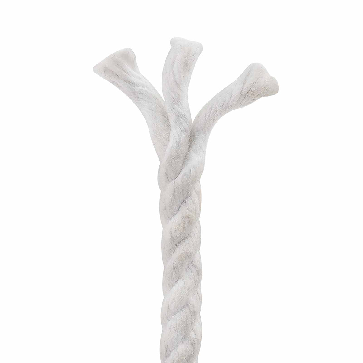 vidaXL Cotton Twine 4 mm 500 m White 100% Cotton 5
