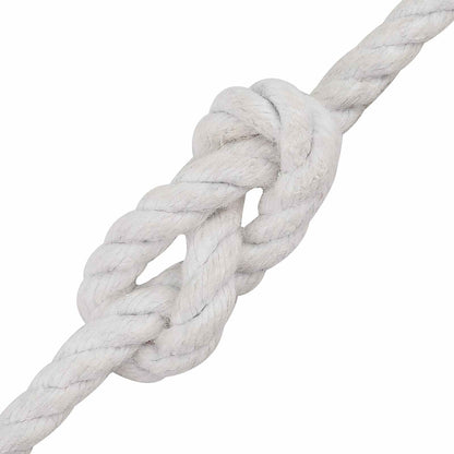 vidaXL Cotton Rope 6 mm 250 m White 100% Cotton 4