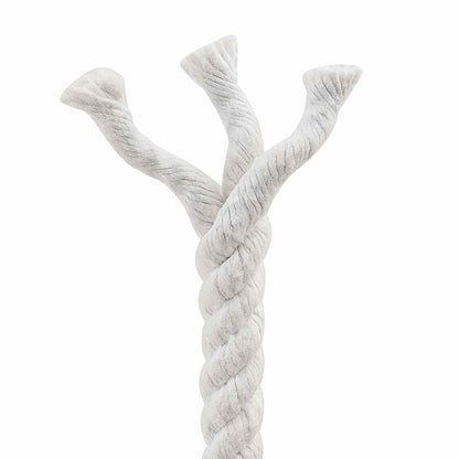 vidaXL Cotton Rope 10 mm 100 m White 100% Cotton 5