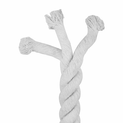 vidaXL Cotton Rope 36 mm 10 m White 100% Cotton 5
