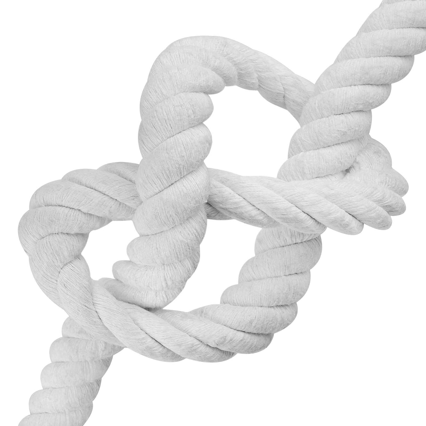 vidaXL Cotton Rope 50 mm 5 m White 100% Cotton 4