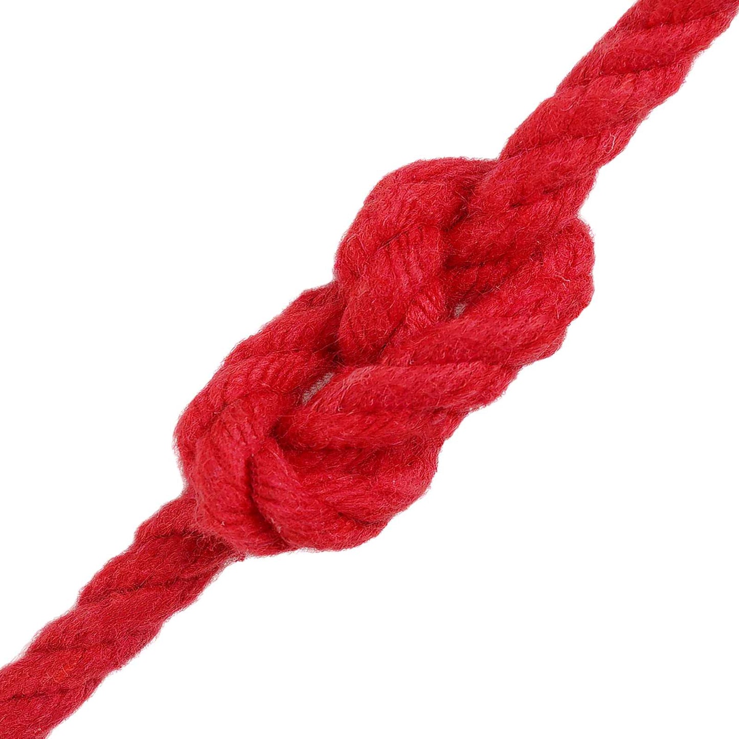 vidaXL Cotton Rope 6 mm 250 m Red 100% Cotton 4