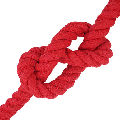 vidaXL Cotton Rope 50 mm 5 m Red 100% Cotton 4