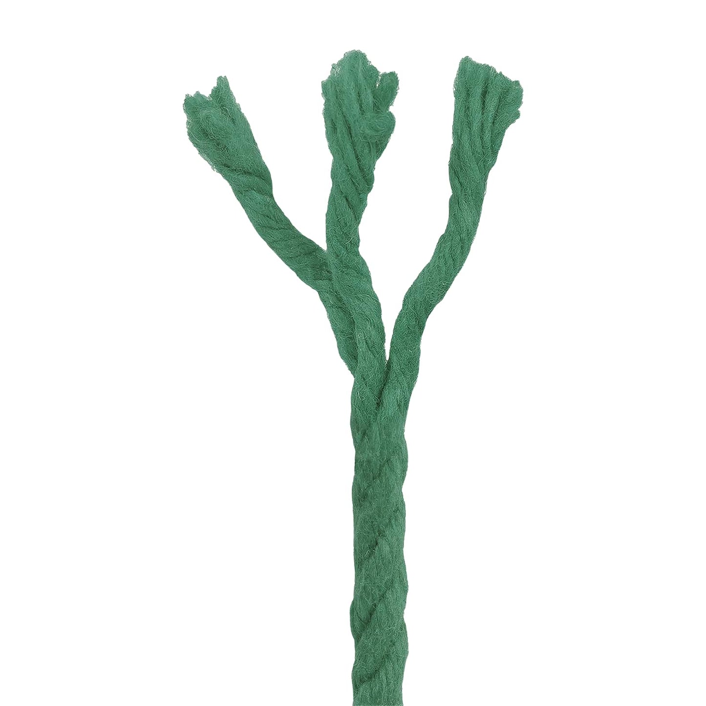 vidaXL Cotton Twine 4 mm 500 m Green 100% Cotton 5