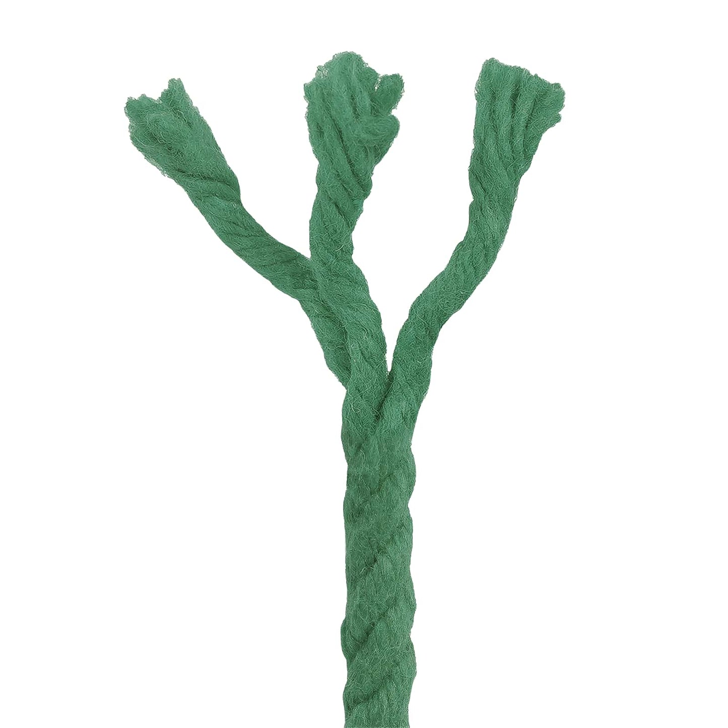 vidaXL Cotton Rope 6 mm 250 m Green 100% Cotton 5