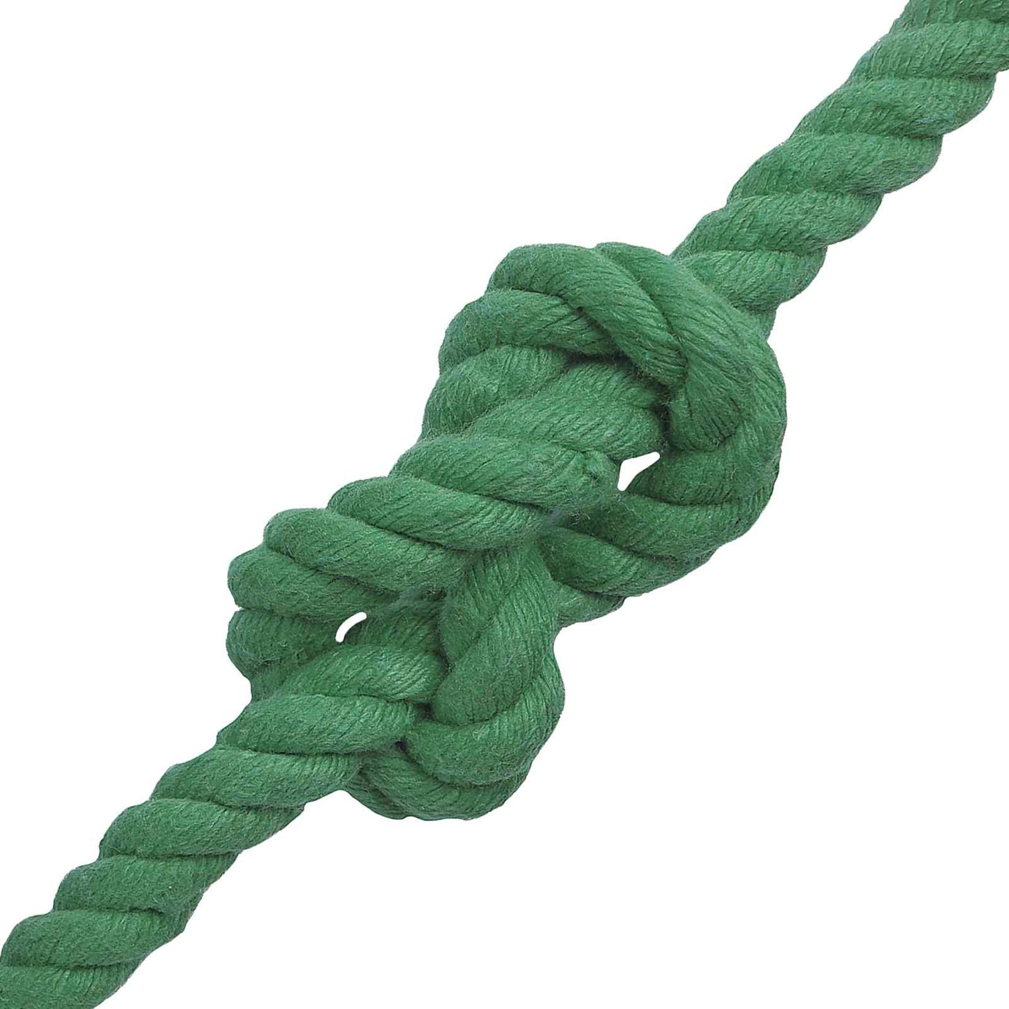 vidaXL Cotton Rope 14 mm 50 m Green 100% Cotton 4