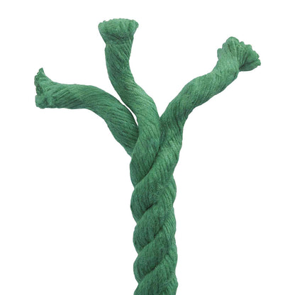 vidaXL Cotton Rope 14 mm 50 m Green 100% Cotton 5