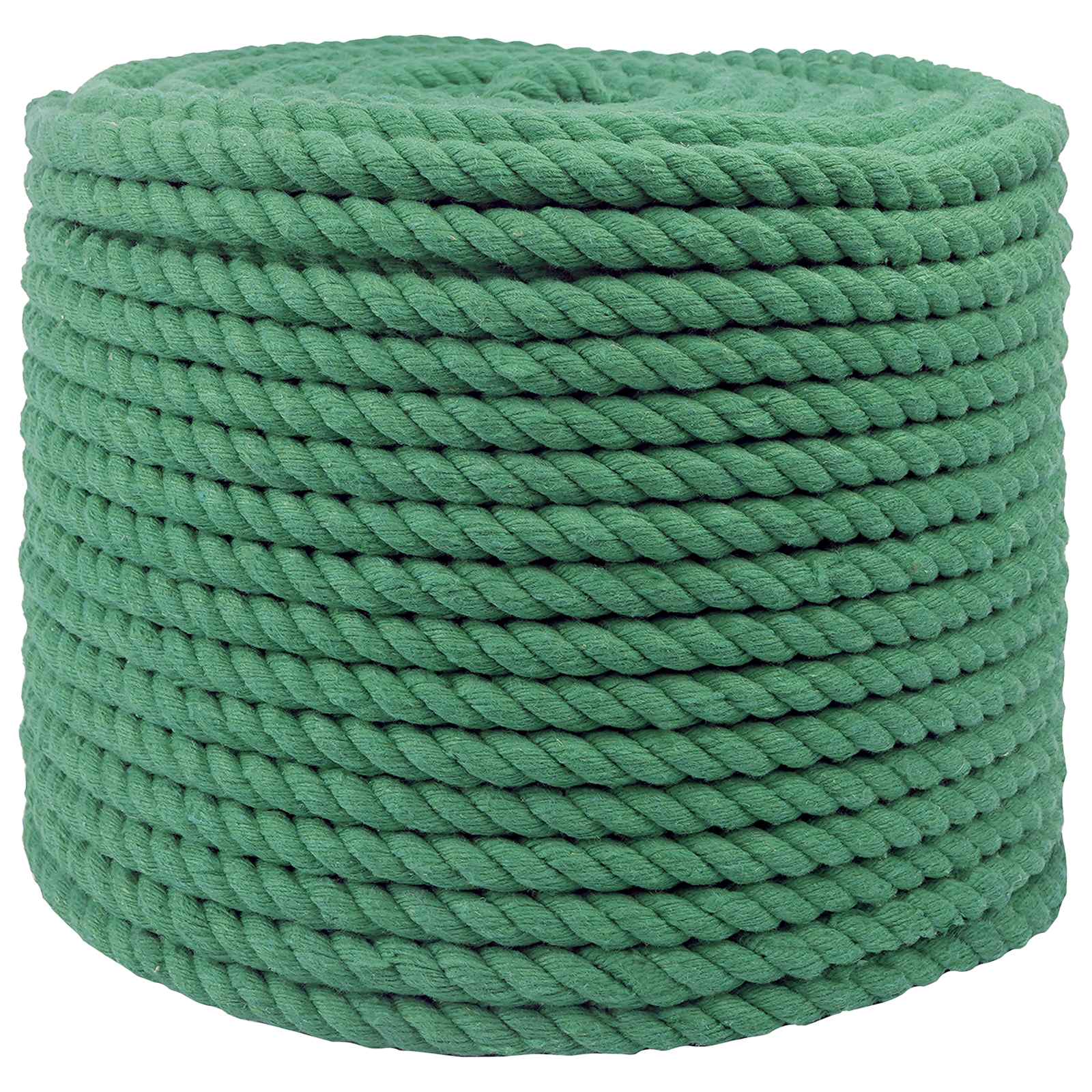 vidaXL Cotton Rope 14 mm 50 m Green 100% Cotton 2
