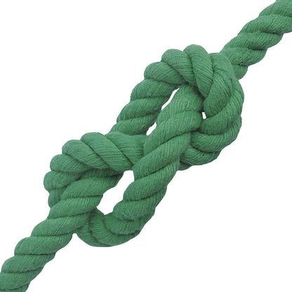 vidaXL Cotton Rope 20 mm 25 m Green 100% Cotton 4