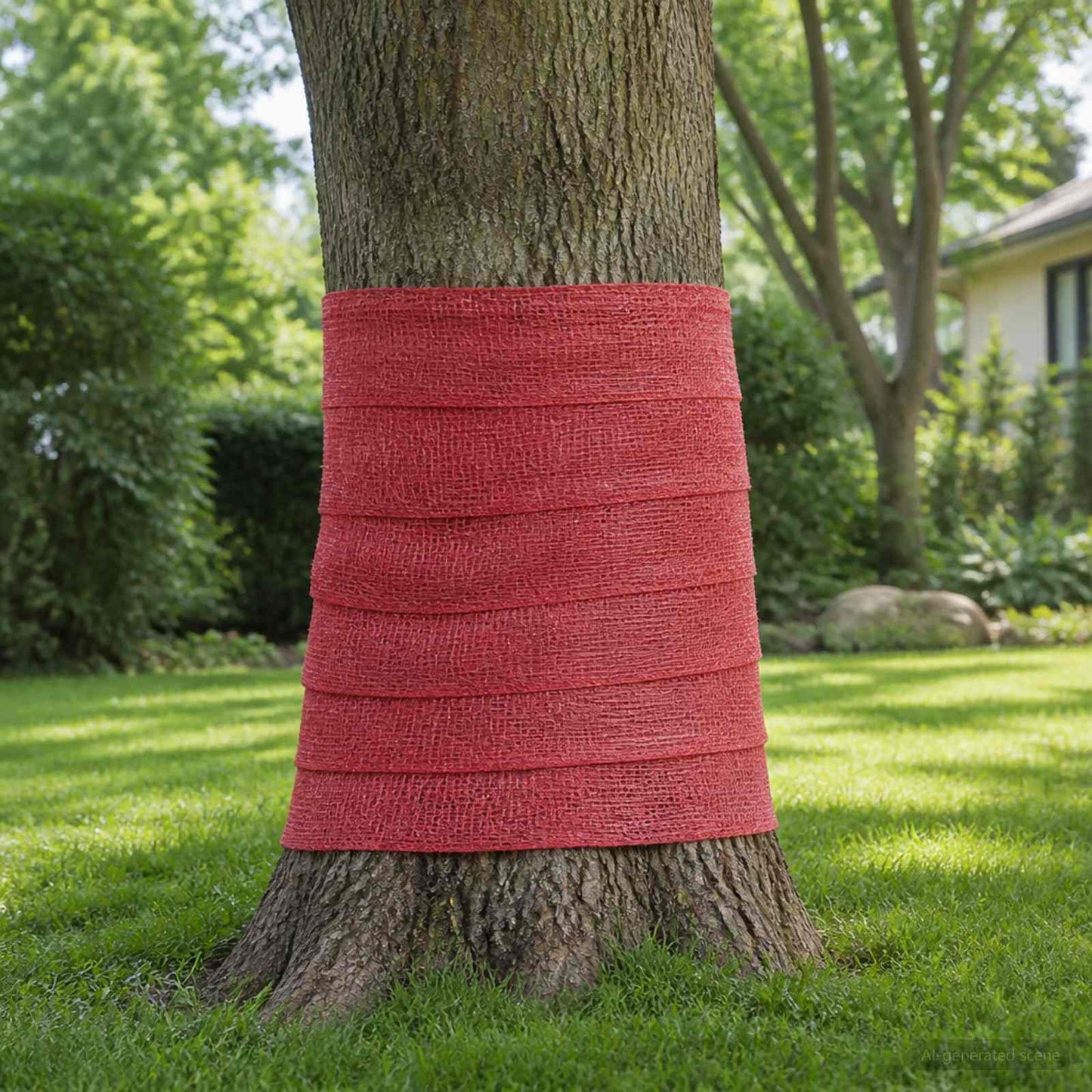 vidaXL Jute Roll 200 x 1500 cm Red 1