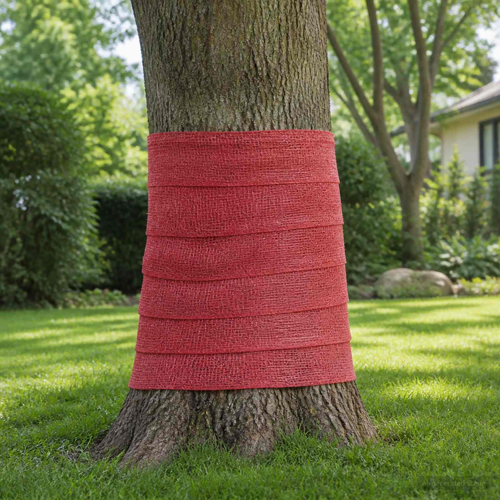vidaXL Jute Roll 200 x 1500 cm Red 1