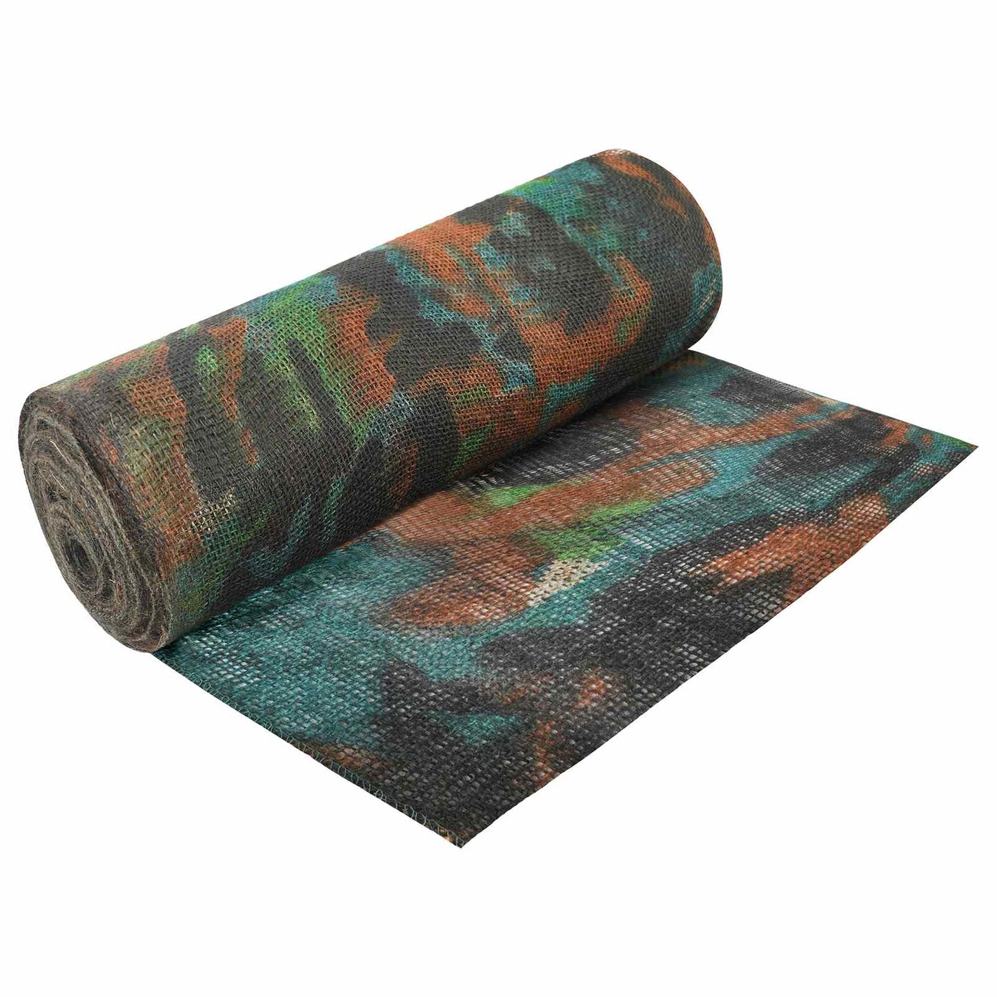 vidaXL Jute Roll 200 x 1000 cm Camouflage 2