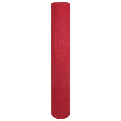 vidaXL Garden Jute Netting 100 cm x 25 m 280 gsm 100% Tossa Jute Red 3