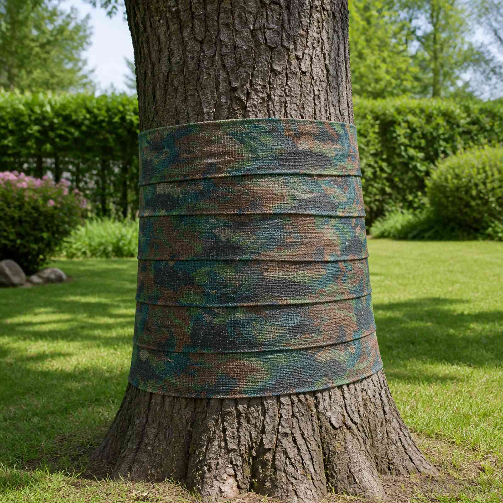 vidaXL Jute Roll 160 x 1000 cm Camouflage 1