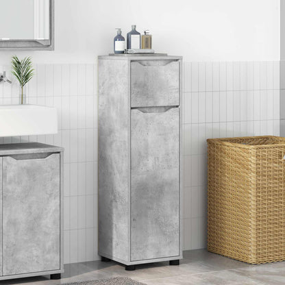 vidaXL Bathroom Cabinet Concrete Grey 30.5 x 30 x 101 cm 1