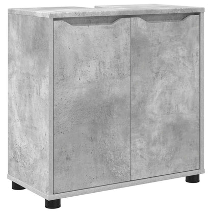 Bathroom Basin Cabinet 60 x 30 x 60 cm Concrete grey