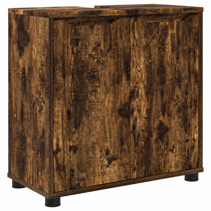 Bathroom Basin Cabinet 60 x 30 x 60 cm Smoked oak