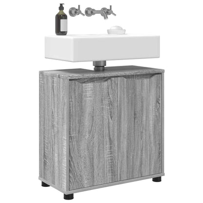 Bathroom Basin Cabinet 60 x 30 x 60 cm Grey sonoma