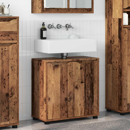Bathroom Basin Cabinet 60 x 30 x 60 cm Old wood